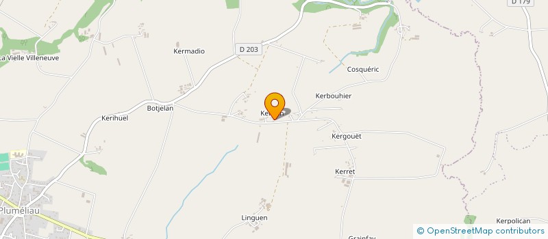 localisation de l'entreprise SASU LANN ET VELIN  PLUMELIAU-BIEUZY