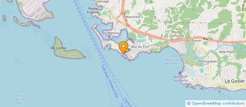 localisation de l'entreprise SASU LASER  LOC  LE GOSIER