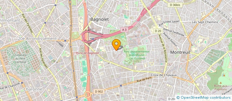 localisation de l'entreprise SASU LAURA PARADE à BAGNOLET