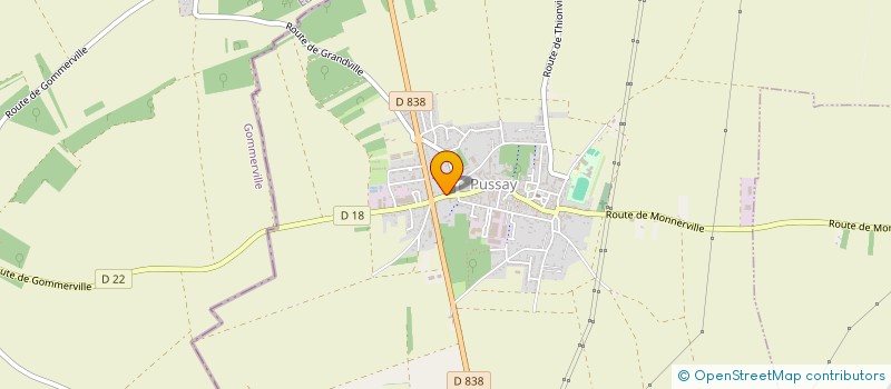 localisation de l'entreprise SASU LAURENT MAGRANER  PUSSAY