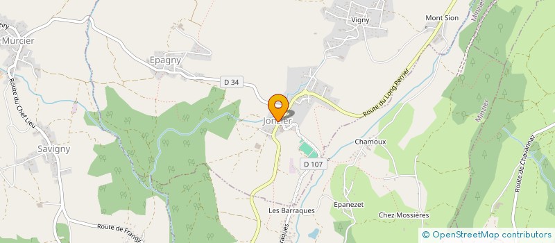 localisation de l'entreprise SASU LAUVERGNE  JONZIER-EPAGNY