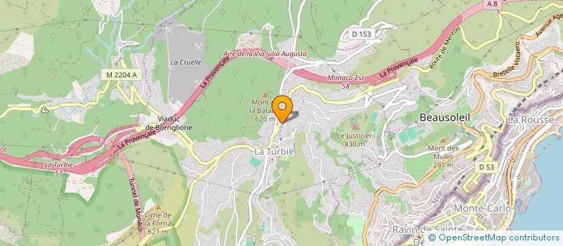 localisation de l'entreprise SASU LE BOIS ROULANT  LA TURBIE