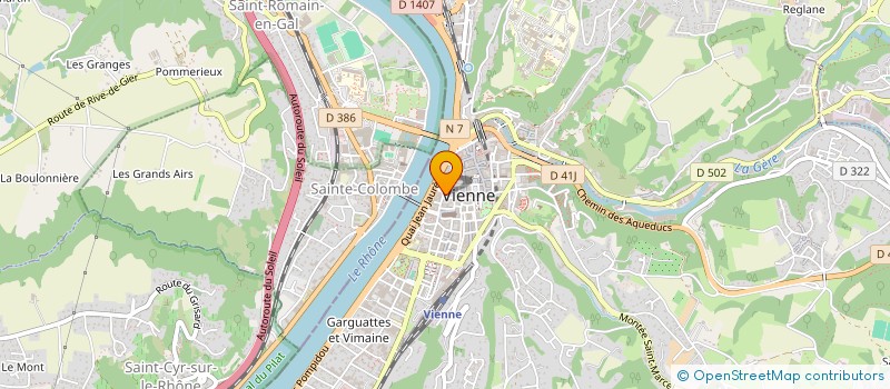 localisation de l'entreprise SASU LE CAVEAU à VIENNE
