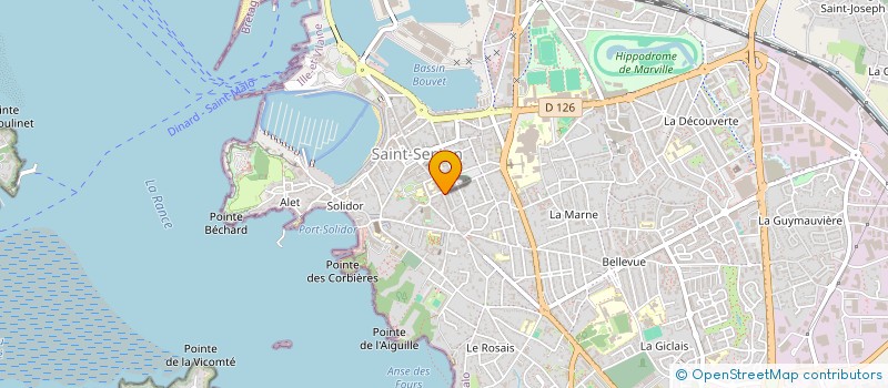localisation de l'entreprise SASU LE DAVADIC  SAINT-MALO