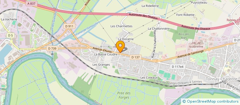 localisation de l'entreprise SASU LE FORMAL  TONNAY-CHARENTE