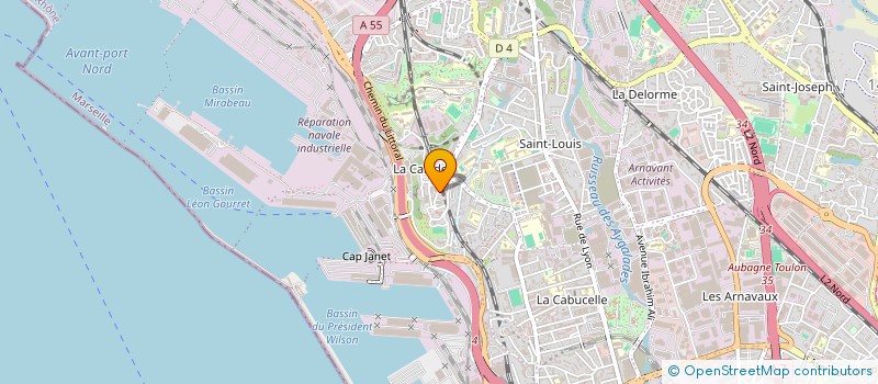 localisation de l'entreprise SASU LE FOURNIL DE NOUR à MARSEILLE