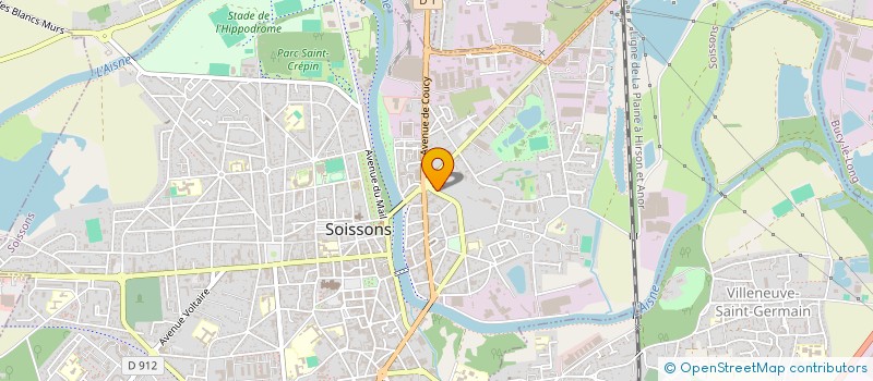 localisation de l'entreprise SASU LE GRAIN D'ORGE à SOISSONS