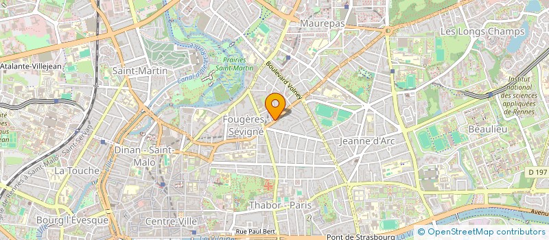 localisation de l'entreprise SASU LE HIR à RENNES