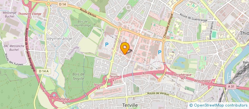 localisation de l'entreprise SASU LE LUNETIER  TERVILLE