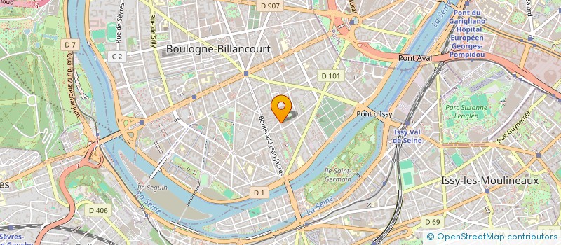 localisation de l'entreprise SASU LE MAITRE  BOULOGNE-BILLANCOURT