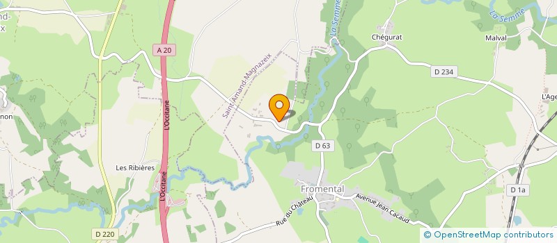 localisation de l'entreprise SASU LE MONDE DE M  FROMENTAL