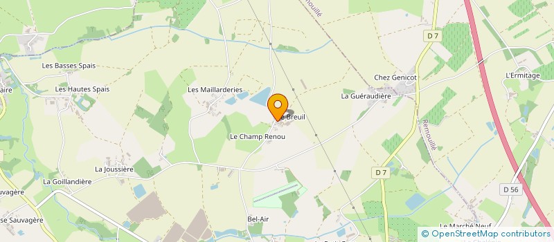 localisation de l'entreprise SASU LE SOLEIL DU BREUIL  LA PLANCHE