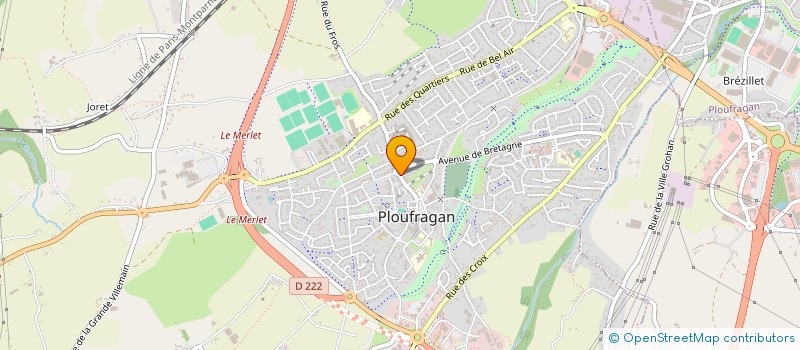 localisation de l'entreprise SASU LE VOLANT D'OR  PLOUFRAGAN