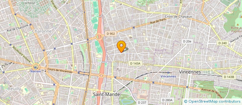 localisation de l'entreprise SASU LEADS OR  MONTREUIL