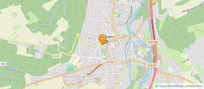 localisation de l'entreprise SASU LENOCE  LOUVIERS