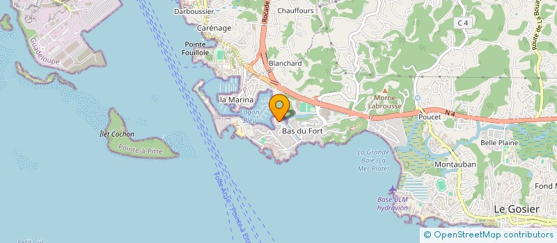 localisation de l'entreprise SASU LEPIGETV  LE GOSIER