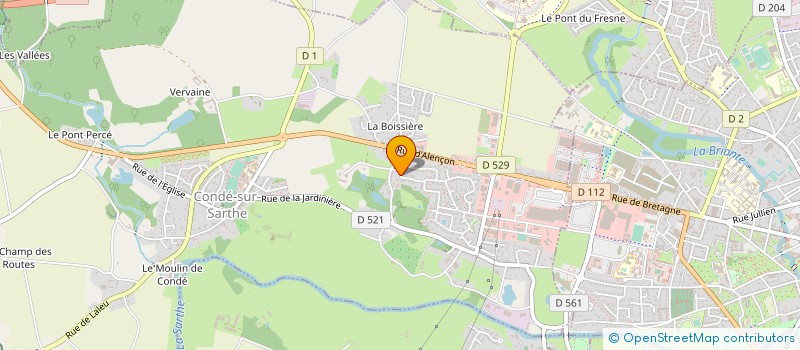 localisation de l'entreprise SASU LES 4 SAISONS MOTOCULTURE à CONDE-SUR-SARTHE