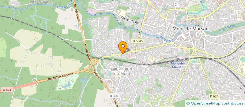 localisation de l'entreprise SASU LES BOULANGERIES DU MOUN  SAINT-PIERRE-DU-MONT