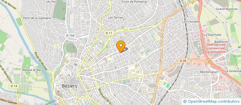 localisation de l'entreprise SASU LES DOMAINES VICTOR MERCADIER à BEZIERS