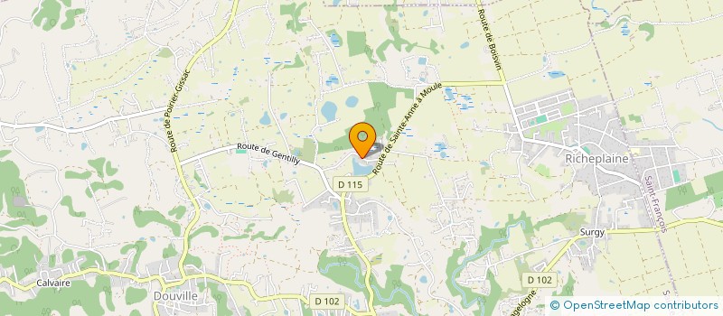 localisation de l'entreprise SASU LES FAUVETTES  SAINTE-ANNE