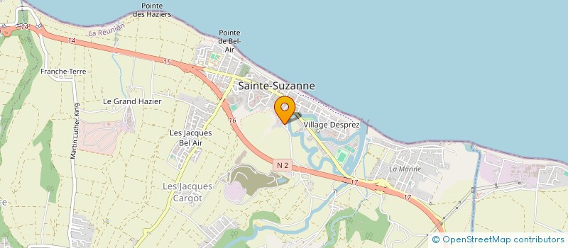 localisation de l'entreprise SASU LES GOURMANDISES D'ANGEL à SAINTE-SUZANNE