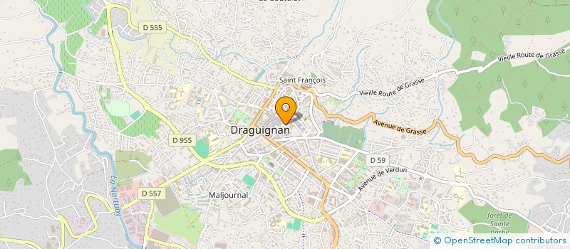 localisation de l'entreprise SASU LES KALLI'S  DRAGUIGNAN
