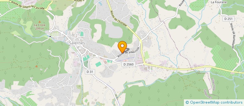 localisation de l'entreprise SASU LES TOURNESOLS  SALERNES