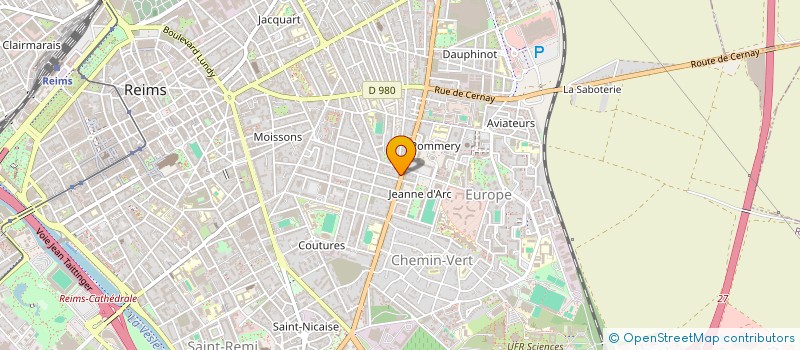 localisation de l'entreprise SASU LET'S FOOD  REIMS