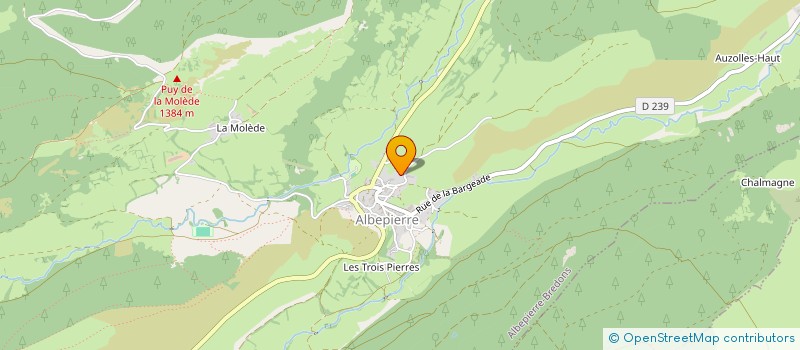 localisation de l'entreprise SASU LETOLLE à ALBEPIERRE-BREDONS