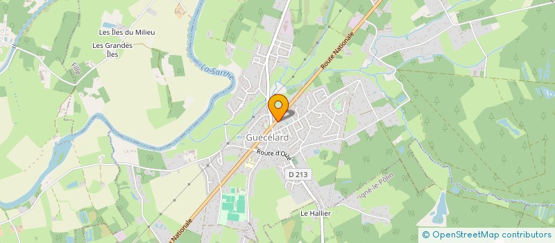 localisation de l'entreprise SASU LFC  GUECELARD