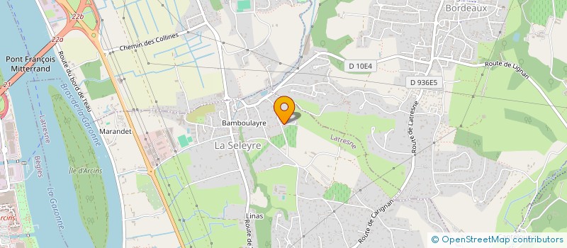 localisation de l'entreprise SASU LFP  LATRESNE