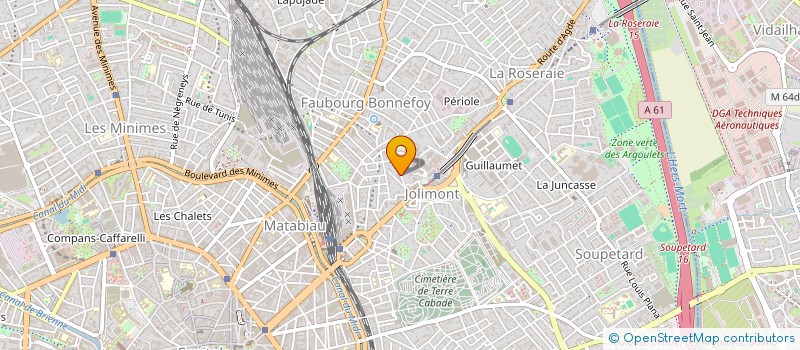localisation de l'entreprise SASU LHM à TOULOUSE