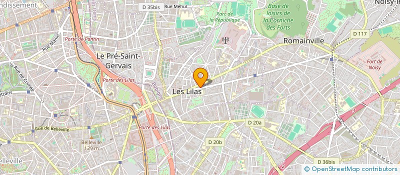 localisation de l'entreprise SASU LIBERTE à LES LILAS