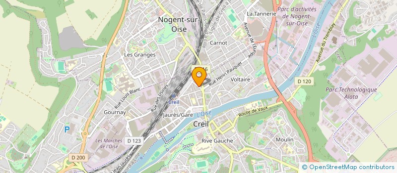 localisation de l'entreprise SASU LINA  CREIL