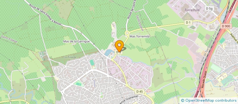 localisation de l'entreprise SASU LORANE  SAINT-ESTEVE