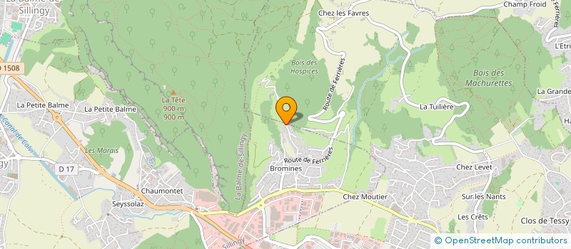 localisation de l'entreprise SASU LT INVEST  SILLINGY