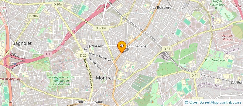localisation de l'entreprise SASU LUCILLE GAYDON à MONTREUIL