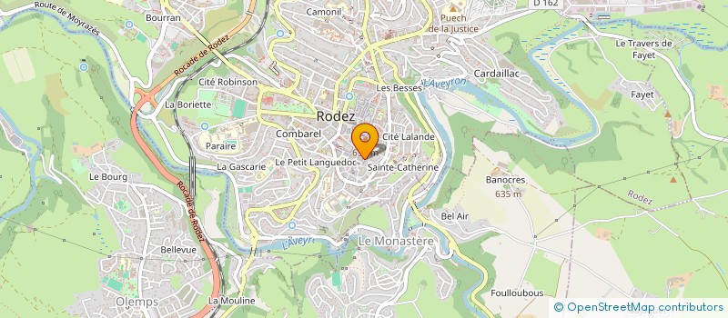 localisation de l'entreprise SASU LUDHA L'UNIVERS D'HARMONIA  RODEZ