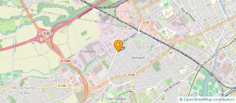 localisation de l'entreprise SASU M.S. COLOR  MULHOUSE