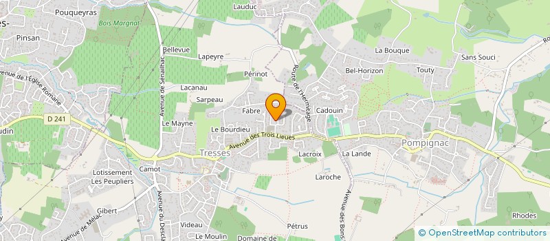 localisation de l'entreprise SASU M2A RENOVATION  TRESSES