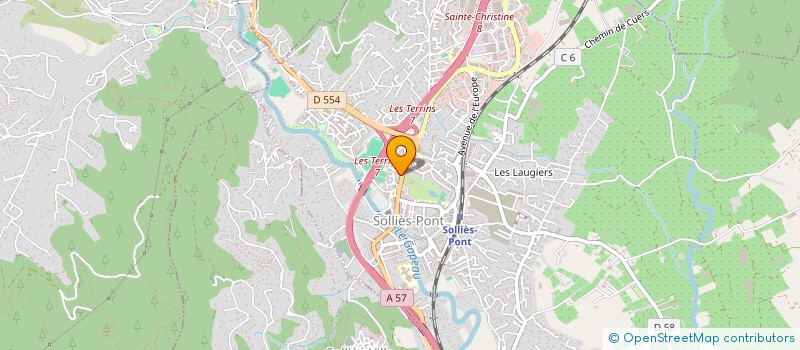 localisation de l'entreprise SASU MACONNERIE VELASCO à SOLLIES-PONT