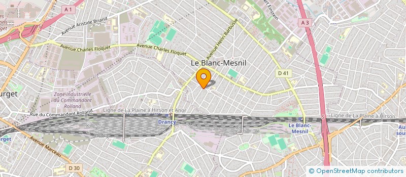 localisation de l'entreprise SASU MAF ISOLATION à LE BLANC-MESNIL