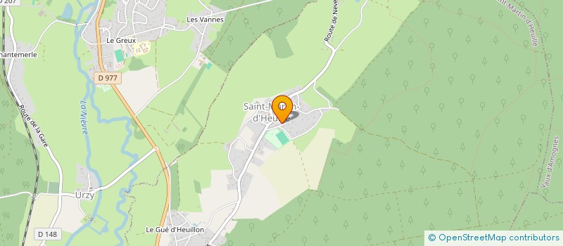 localisation de l'entreprise SASU MAG-KRH  SAINT-MARTIN-D'HEUILLE