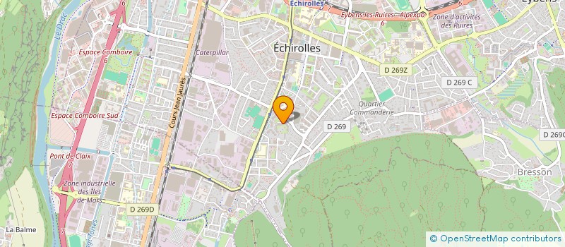 localisation de l'entreprise SASU MAHMOUDI  ECHIROLLES