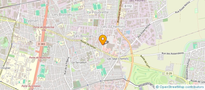 localisation de l'entreprise SASU MAJDOUB  VAULX-EN-VELIN