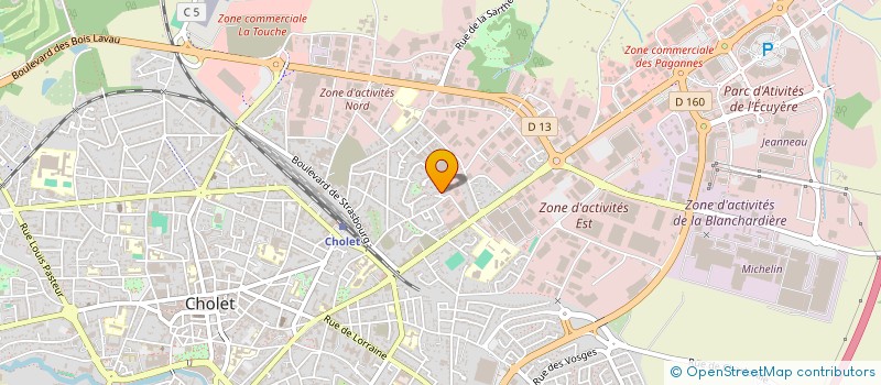 localisation de l'entreprise SASU MAMANE à CHOLET