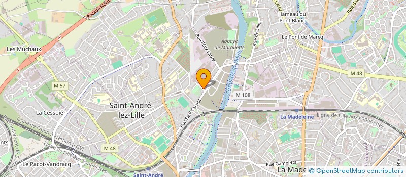 localisation de l'entreprise SASU MANELEC  SAINT-ANDRE-LEZ-LILLE