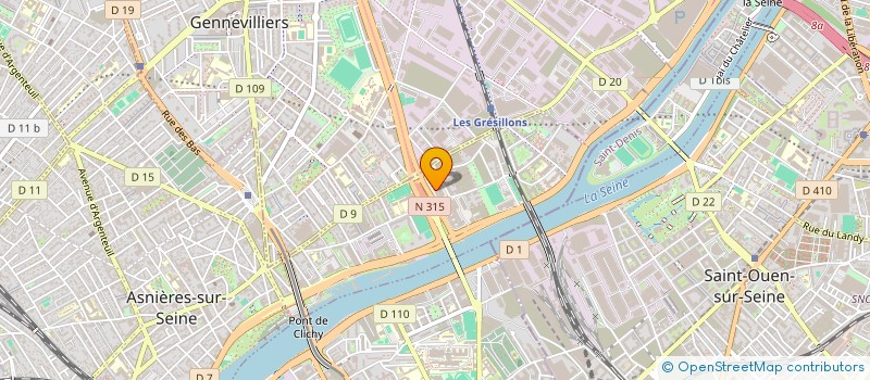 localisation de l'entreprise SASU MANUTENTION COMPOSITION SERVICES  ASNIERES-SUR-SEINE