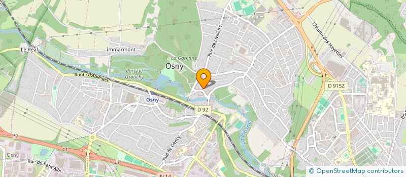 localisation de l'entreprise SASU MARC MELLET à OSNY