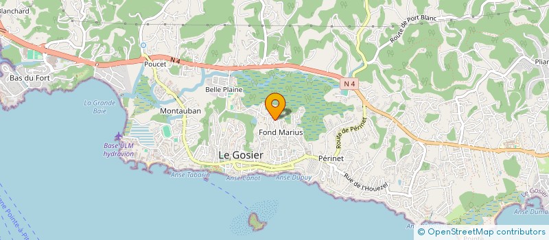 localisation de l'entreprise SASU MARC TP à LE GOSIER
